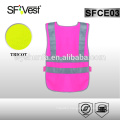 2015 New Products High Visibility Reflective child & kids pink Safety Vest For Children